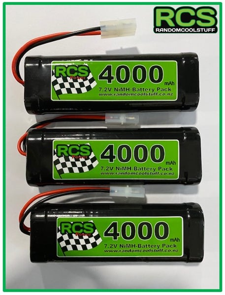 3 x 7.2v 4000maH NiMH Battery for RC cars Carousel 1