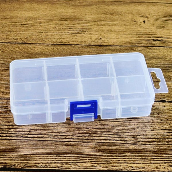 NEW Plastic Adjustable Jewelry Storage Box Case Craft Organizer Bead Carousel 1