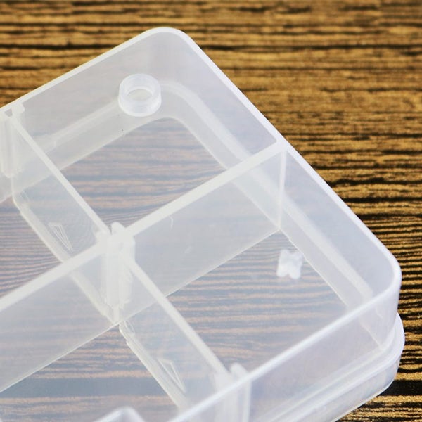 NEW Plastic Adjustable Jewelry Storage Box Case Craft Organizer Bead Carousel 5