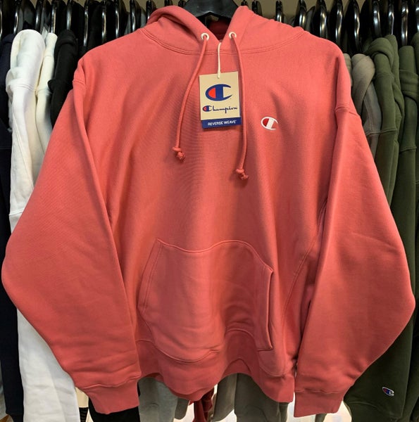 Champion Reverse Weave Siesta Pink Hoodie Pullover Jersey Carousel 1