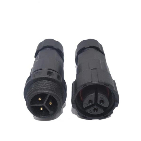 IP68 Waterproof Connector 3 Pin Screw Lock Line Carousel 1