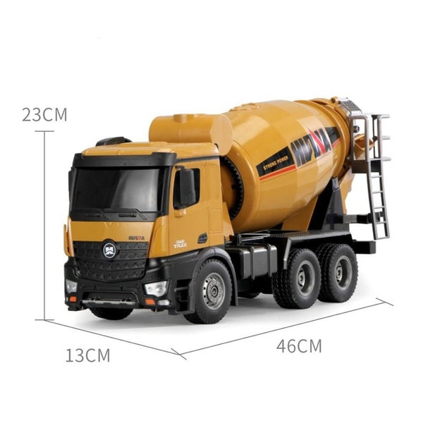 HUINA 1574 1/14 SCALE REMOTE CONTROL CONCRETE MIXER TRUCK Carousel 2