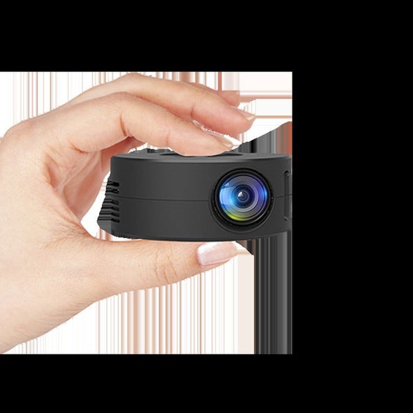YT200 Black Mini Portable Projector with 60-inch Projection Drawing Size Carousel 2