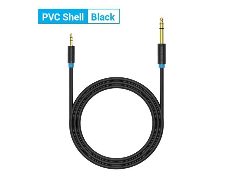 Vention 6.5 To 3.5 Jack Aux Cable Adapter For Speaker Guitar Amplifier TRS Carousel 1