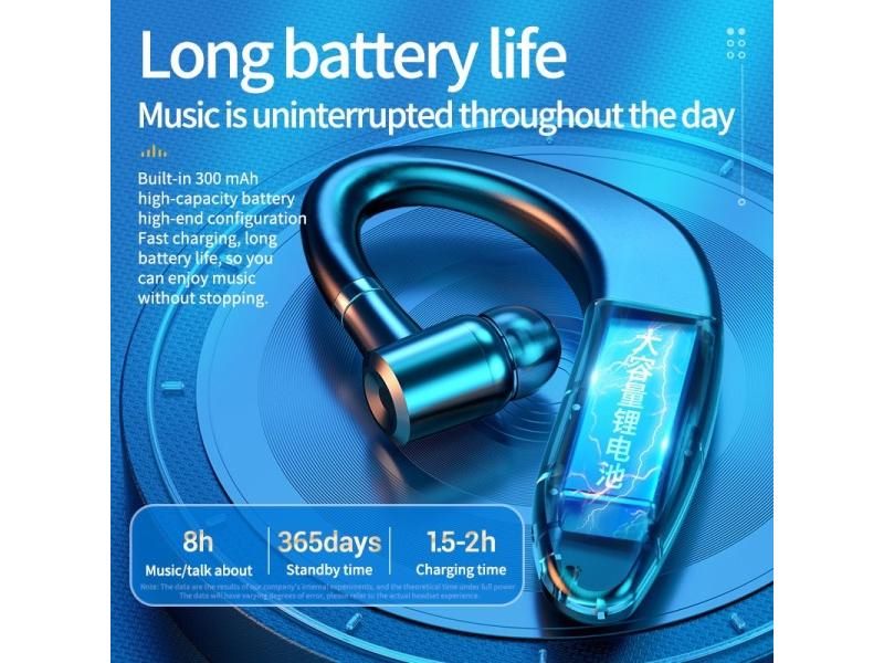 Wireless Bluetooth Single Ear Earplugs Long Battery Life Earbuds For Mobile Carousel 1