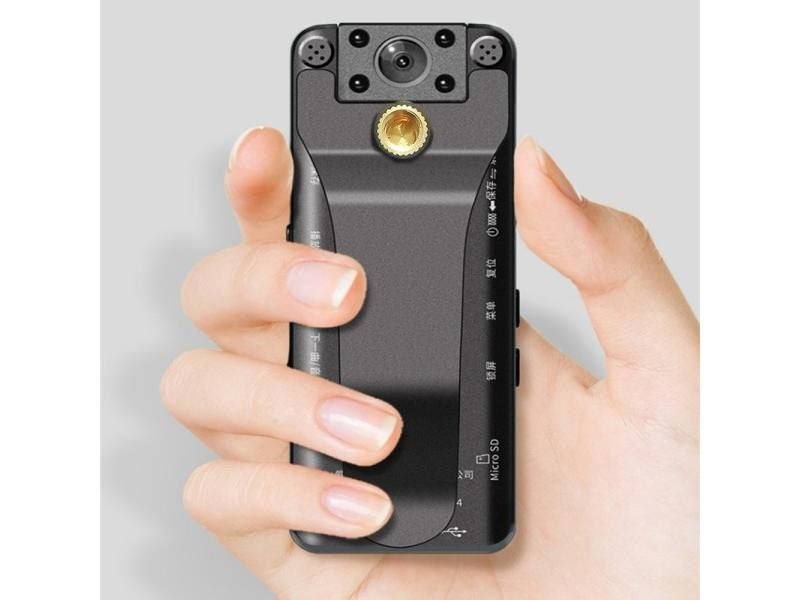 A22 Digital Mini Body Mounted Camera 1080P Professional Screen Portable Carousel 1