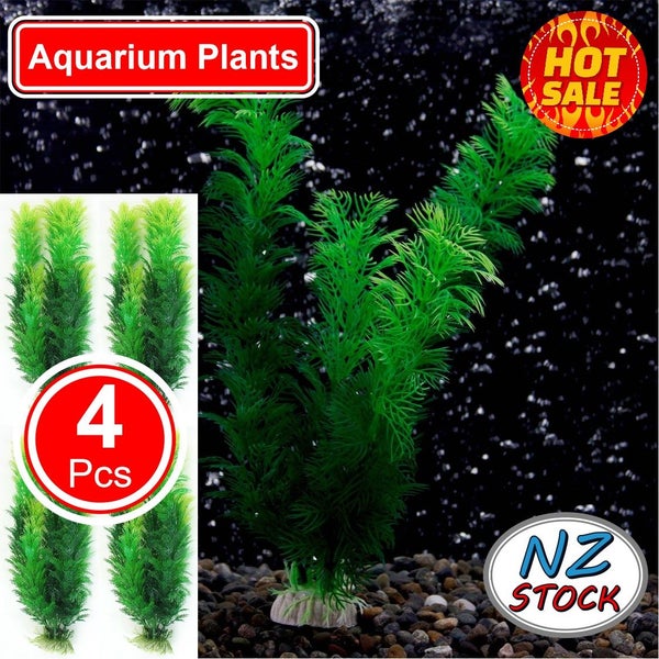 Brand New 4Pack Needle Leaf Aquarium Plant Decor UnderWater Grass*Hot SALE Carousel 1