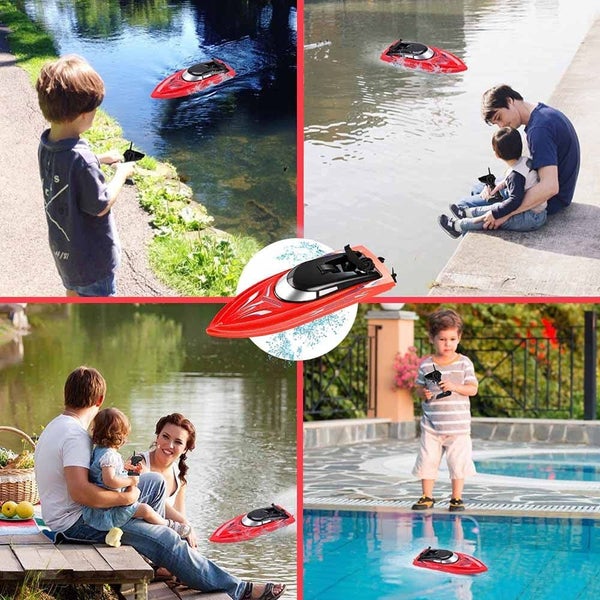 Remote Control Boats for Pools and Lakes for Kids Adults Boys Girls Yellow Carousel 2