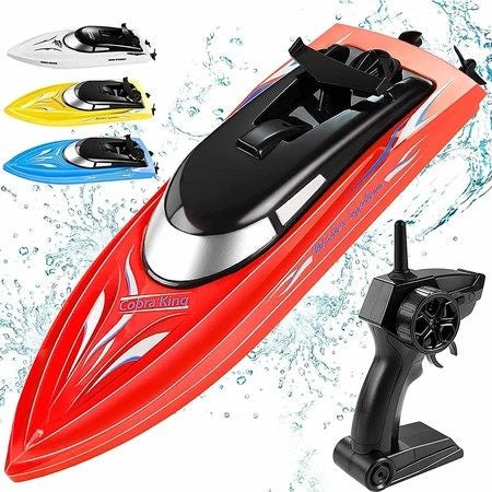Remote Control Boats for Pools and Lakes for Kids Adults Boys Girls Yellow Carousel 1