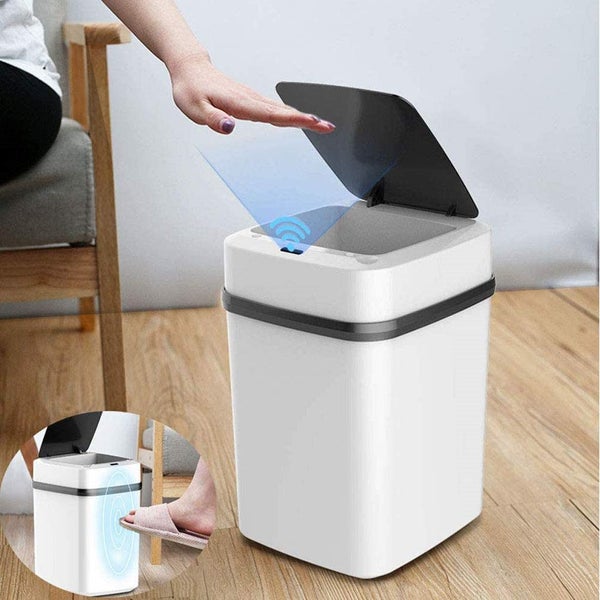 Smart Sensor USB Trash Can Home Intelligent Waste Bin Rubbish