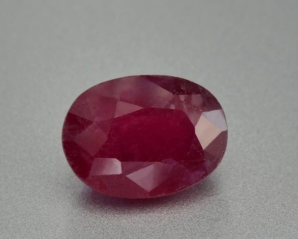 4.52CT SPLENDID HUGE OVAL CUT 100% NATURAL RED RUBY Carousel 1