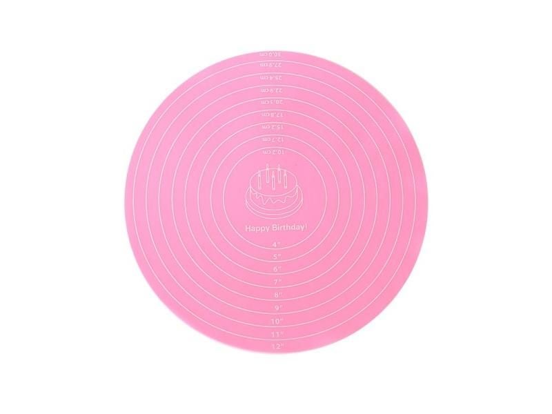 Cake Turntable Pat Silicone Baking Mat For Cake With Size Non Stick High Temp Carousel 1