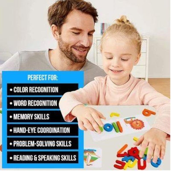 Letter Recognition Spelling Game Educational Toys Carousel 7