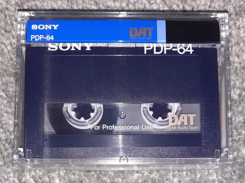 Buy 1 or more! -Blank Sony Digital Audio Tape - DAT Tape (PDP-64) Audio cassette Carousel 3