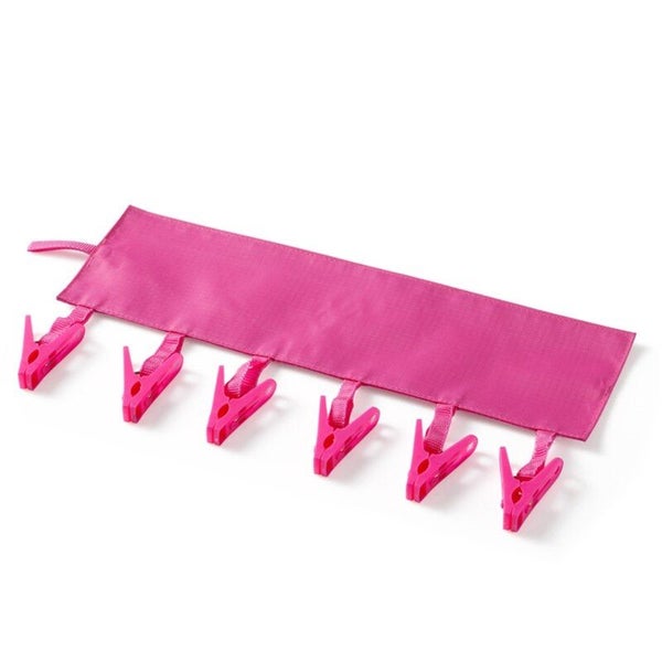 Foldable Travel Hanger Cloth Hanger Bathroom Towel Rack Clothes pin Carousel 1