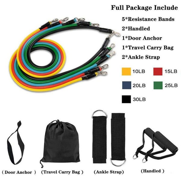 PTN NEW Resistance Bands 11Pcs Set - Sale Sale Carousel 4