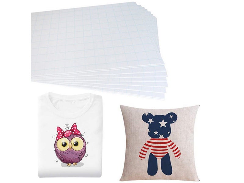 20 Sheets DIY Iron Heat Transfer Print A4 Paper for T Shirt Carousel 1
