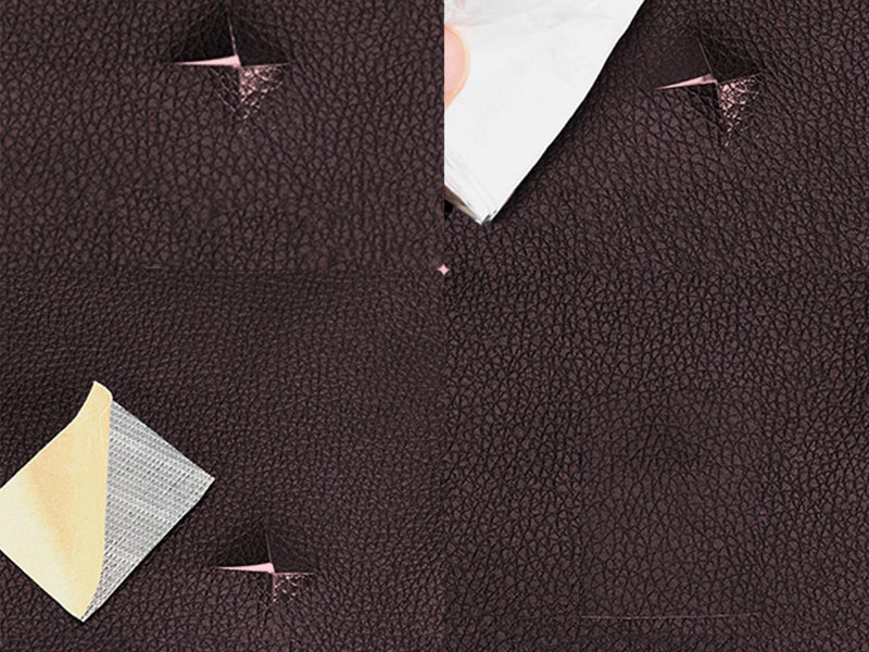 5Pcs Self Adhesive Leather Repair Patch for Car Seat Sofa Bag Furniture Coffee Carousel 2