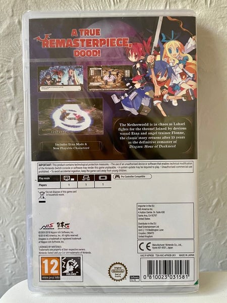 [SWITCH] Disgaea 1 Complete NEW SEALED Carousel 2