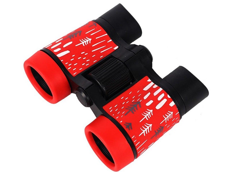 1Pc 4x30 HD Kids Binoculars Telescope Optics Binoculars Kids Toy Red Carousel 1