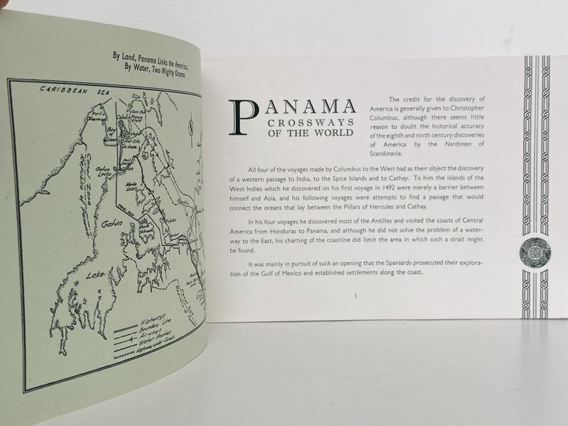 MARITIME MEMORABILIA: Panama and Panama Canal - Tourist information booklet Carousel 3