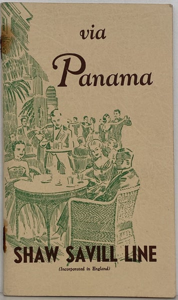 MARITIME MEMORABILIA: Shaw Savill line - Tourist information for visiting Panama Carousel 1