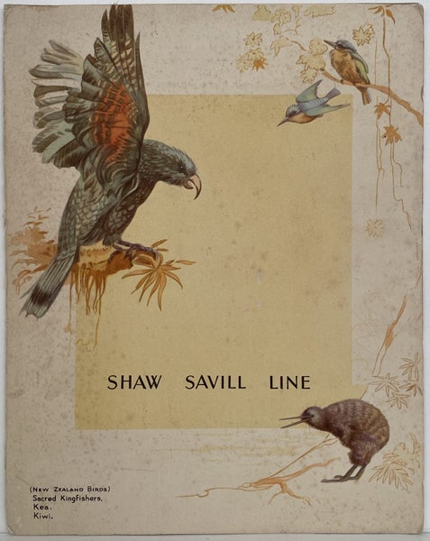 MARITIME MEMORABILIA: Shaw Savill Line - R.M.S. Akaroa - Dinner Menu 1948 Carousel 1