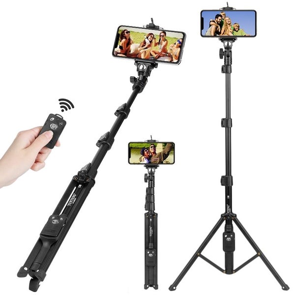 YUNTENG VCT-1388 Selfie Stick Tripod Stand for Cell Phone with Bluetooth Remote64142351891841110
