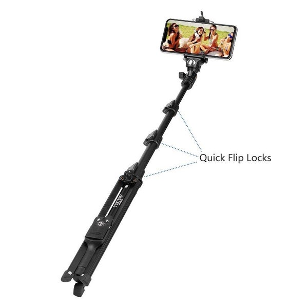 YUNTENG VCT-1388 Selfie Stick Tripod Stand for Cell Phone with Bluetooth Remote64142351891841111