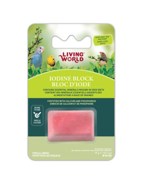 Living World Iodine Block for Birds Small 19g Carousel 1