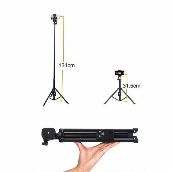 YUNTENG VCT-1688 Strong Tripod Selfie Stick +Bluetooth Remote for iPhone Samsung62994465855107112