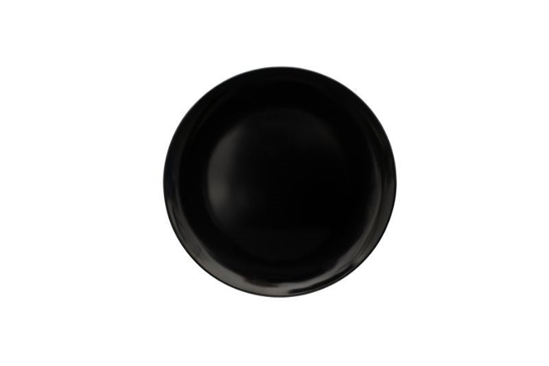 Serroni Melamine Plate 25cm Black Carousel 1