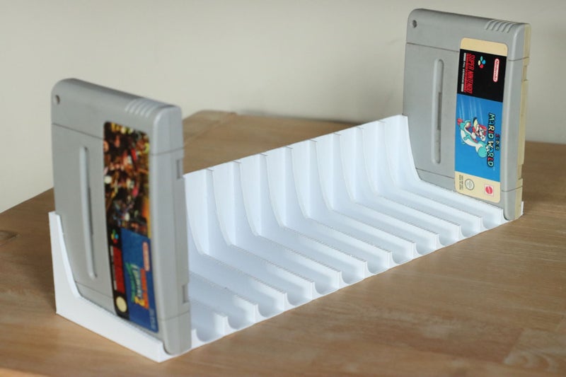 14x SNES Cartridge Stand - Mahi Atu 3d Carousel 1