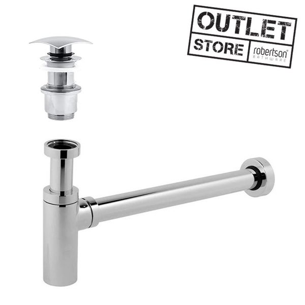DELETED LINE - PEX BOTTLE TRAP & BASIN WASTE NO OVERFLOW 32MM CHROME Carousel 1