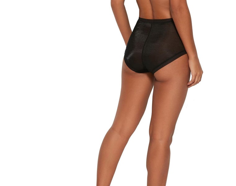 Gossard Glossies 6272 Deep Brief Black (BLK) CS Carousel 2