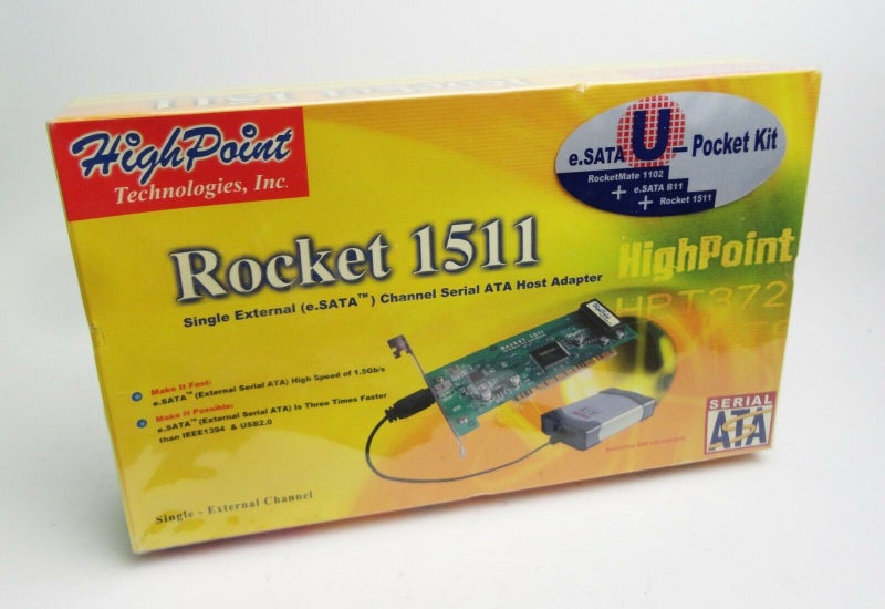 HighPoint Technologies 1511 Rocket 1511 PCI to Serial ATA Host Adapter Carousel 1