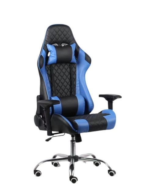 Elite 4D Armrest Gaming Chair Blue New Carousel 1