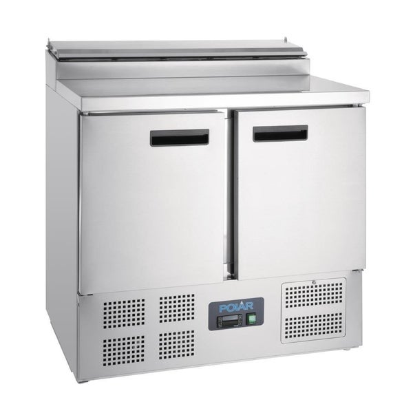 Polar G-Series Pizza Prep Counter Fridge 254Ltr Carousel 1
