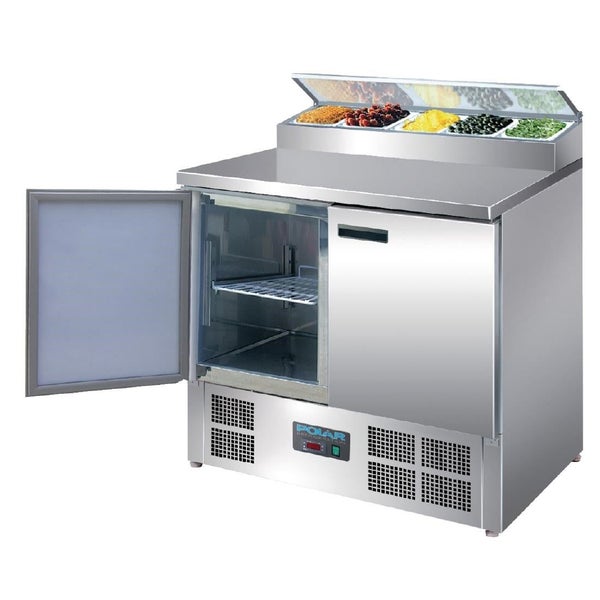 Polar G-Series Pizza Prep Counter Fridge 254Ltr Carousel 9