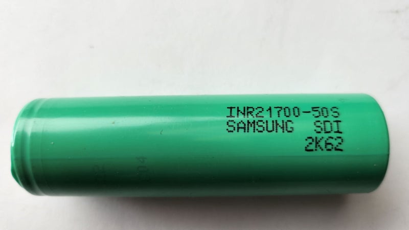 2 pcs Vape / Large Flashlight Battery Samsung INR21700-50S The top vape battery. Carousel 2