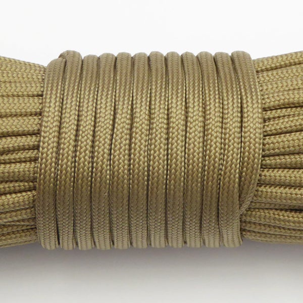 Paracord Rope 30m /100ft 4mm Light Olive Coyote Carousel 1