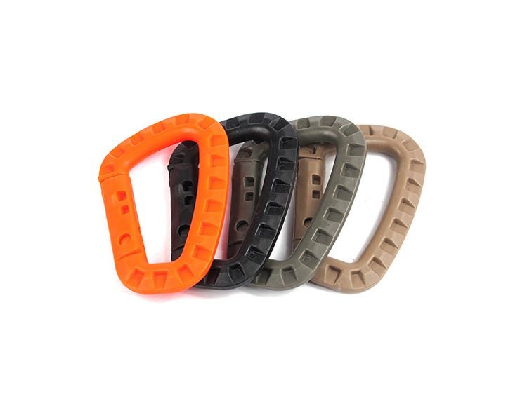 Carabiner EDC Plastic Clip Khaki Carousel 1
