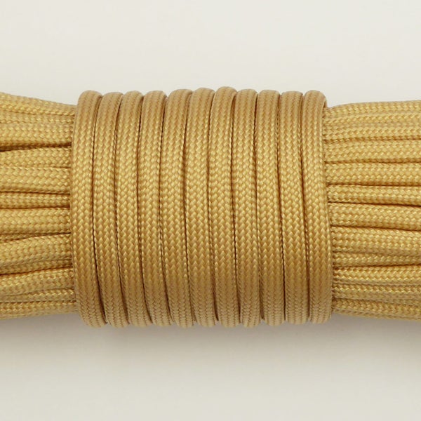 Paracord Rope 15m/50ft Gold Carousel 1