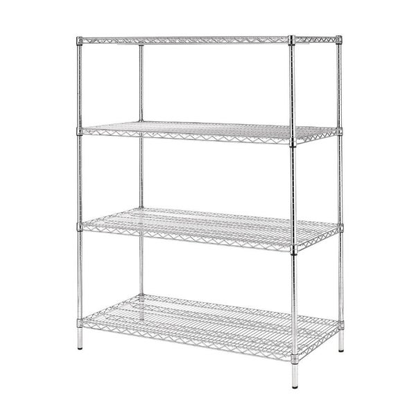 Vogue 4 Tier Wire Shelving Kit 1525x610mm U258 Carousel 1