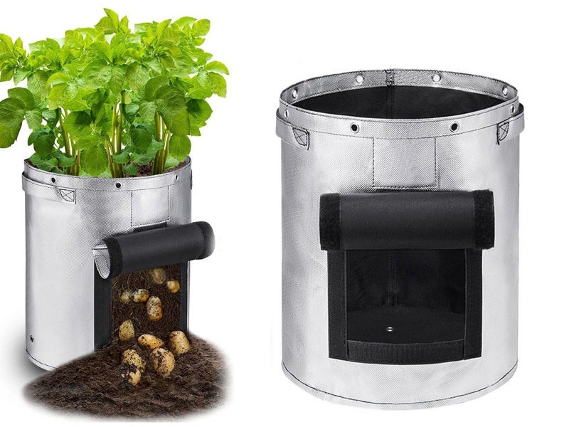 1 X 7 Gallon Non-Woven Grow Bag Seedling Bags Garden Potato Tomato Planting Bag Carousel 1