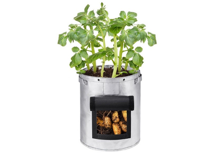 1 X 7 Gallon Non-Woven Grow Bag Seedling Bags Garden Potato Tomato Planting Bag Carousel 2