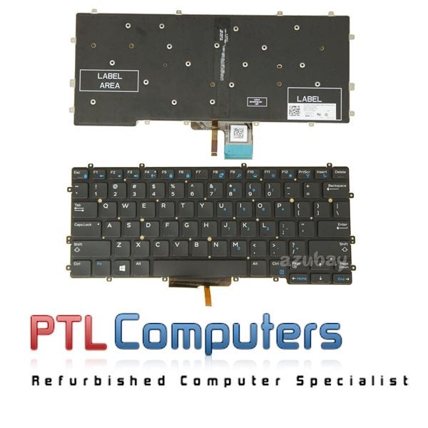 *Free Shipped*New Dell Latitude 13 7370 E7370 Keyboard Black With Backlit KTYW0 Carousel 1