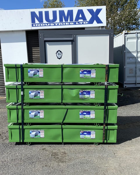 C2020H Container Shelter - 20FT x 20FT With End Wall Carousel 6