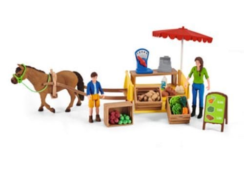Schleich - Sunny Day Mobile Farm Stand Carousel 1