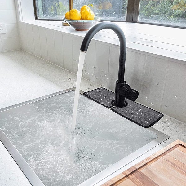 Water Tap Countertop Sink Faucet Splash Guard Carousel 1